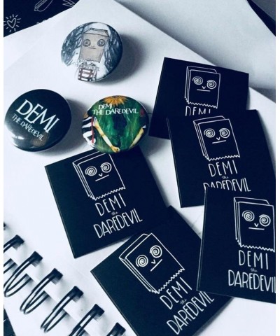 Demi the Daredevil Button + Stickers Pack $2.02 Accessories